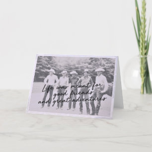 Remerciements Carte de voeux COWBOY TRIBE