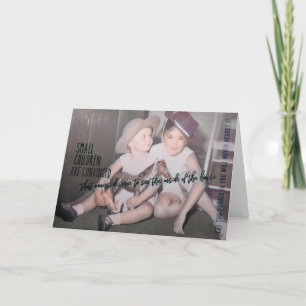 Remerciements Carte de voeux COWGIRLS