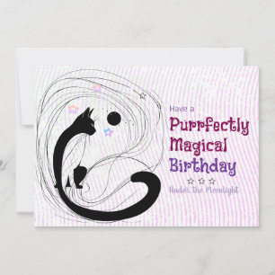 Remerciements Carte de vœux d'anniversaire pour chat parfaitemen