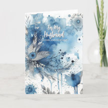 Carte de voeux d'anniversaire pour mon mari