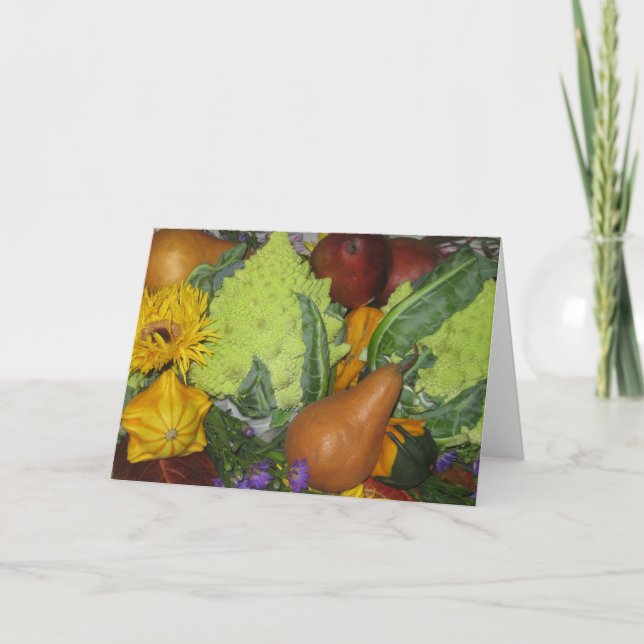 Remerciements Carte de voeux d'automne (Devant)