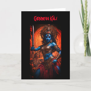 Remerciements Carte de voeux de la déesse indienne Kali !