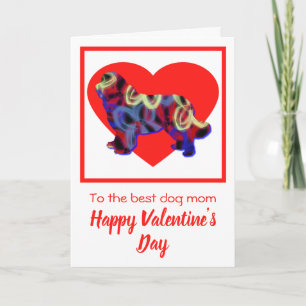 Remerciements Carte de vœux de la Saint-Valentin pour chien Terr