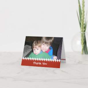 Remerciements Carte de vœux de Noël photo