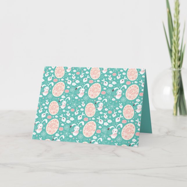 Remerciements Carte de voeux de Pâques Parade (vide) (Devant)