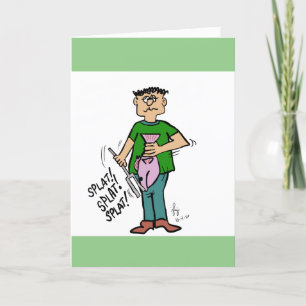 Remerciements Carte de voeux de thon au poisson