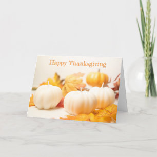 Remerciements Carte de voeux des Citrouilles de Thanksgiving