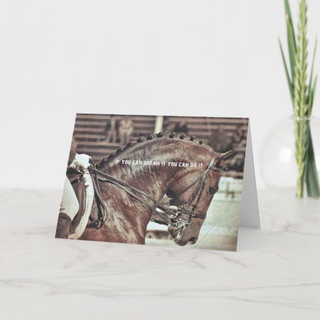 Remerciements Carte de voeux DREAM IT (Devant)