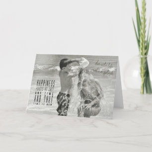 Remerciements Carte de voeux DRENCHÉE