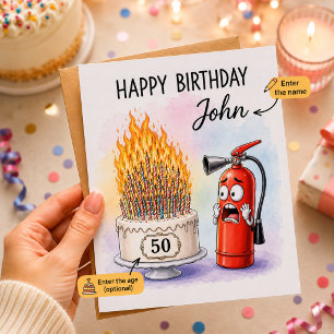 Remerciements Carte de voeux drôle illustrée pour anniversaire m
