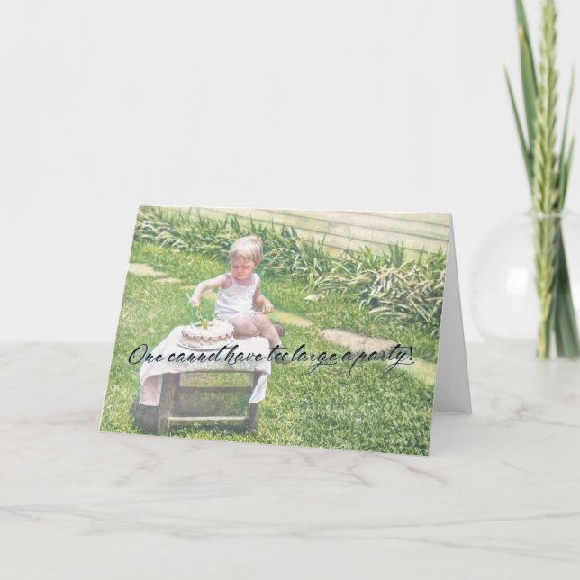 Remerciements Carte de voeux EAT CAKE (Devant)