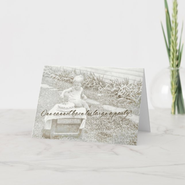 Remerciements Carte de voeux EAT CAKE (Devant)