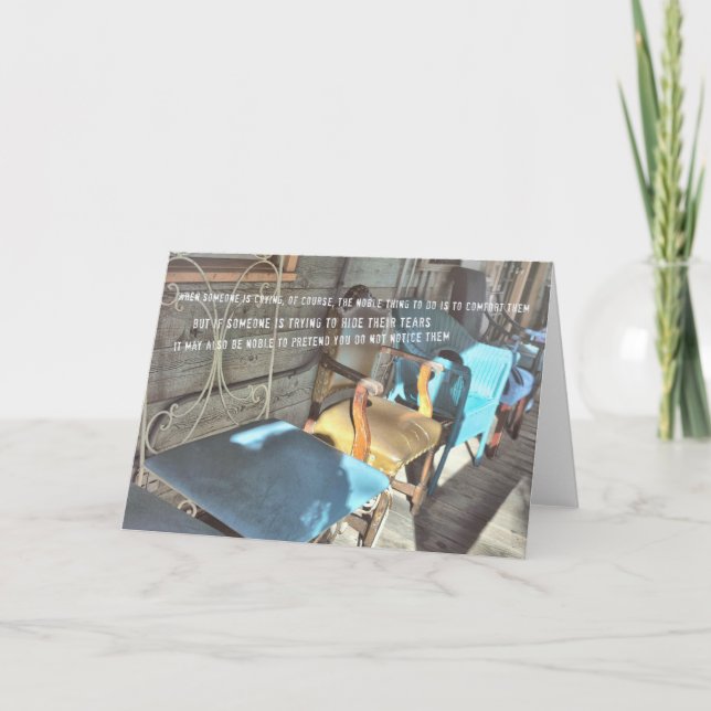 Remerciements Carte de voeux ECLECTIC (Devant)