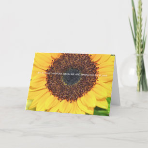 Remerciements Carte de voeux FIERY BLOOM