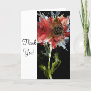 Remerciements Carte de voeux Floral