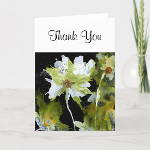 Remerciements Carte de voeux Floral