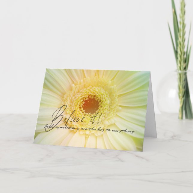 Remerciements Carte de voeux GERBER RAINBOW (Devant)