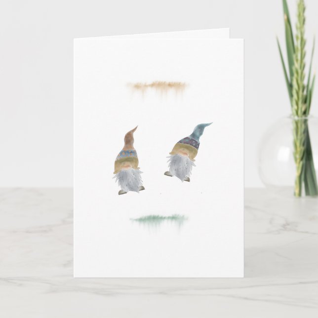 Remerciements Carte de voeux Gnome - vide (Devant)
