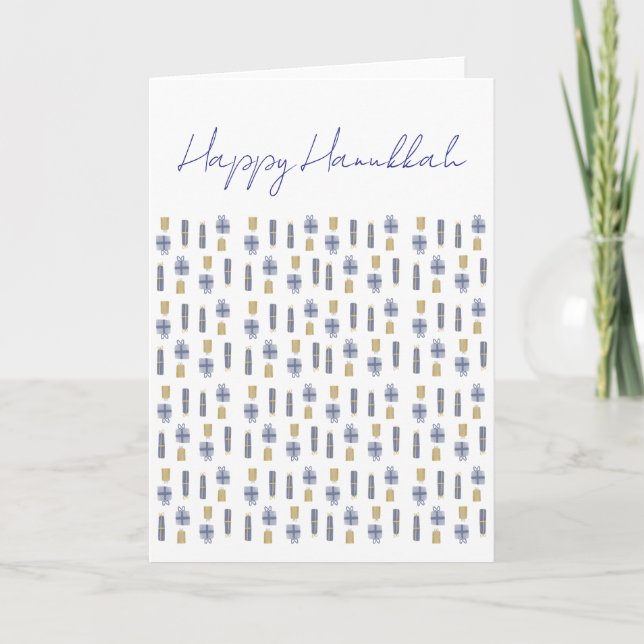 Remerciements Carte de vœux Hanukkah (Devant)
