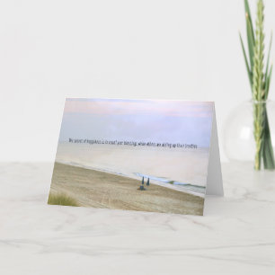 Remerciements Carte de voeux HAPPIEST PLACE