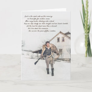 Remerciements Carte de vœux HAPPY TRAILS