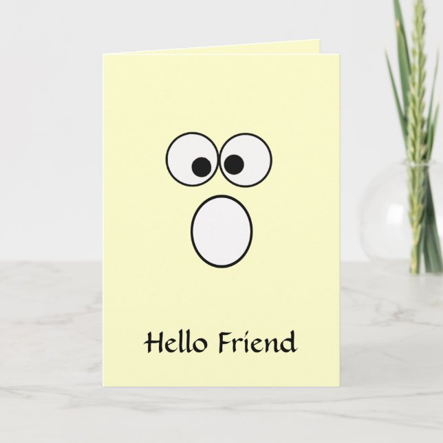 Remerciements Carte de voeux Hello Friend 5 (Devant)
