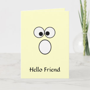 Remerciements Carte de voeux Hello Friend 5
