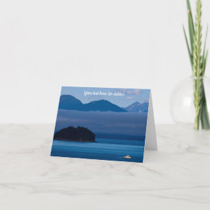 Remerciements Carte de voeux Icy Strait Point, Hoonah, Alaska