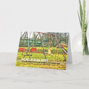 Remerciements Carte de voeux jardin PLAY