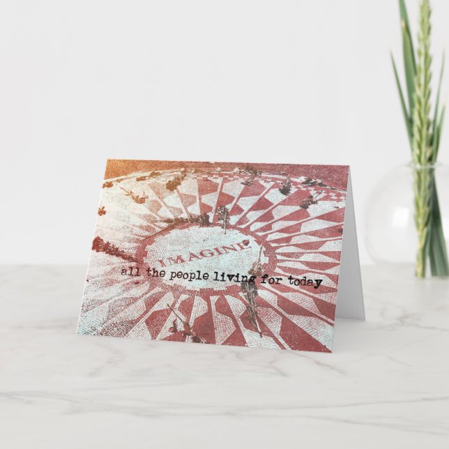 Remerciements Carte de voeux LYRICS (Devant)