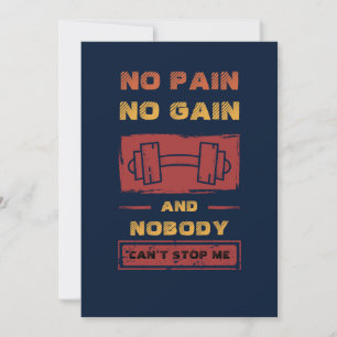 Remerciements Carte de vœux minimale pour salle de sport / fitne