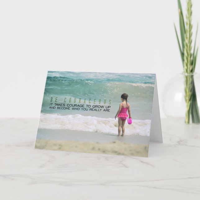 Remerciements Carte de voeux OCEAN WADING (Devant)