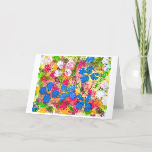 Remerciements Carte de voeux parfaite Petal Me< Blank Inside>