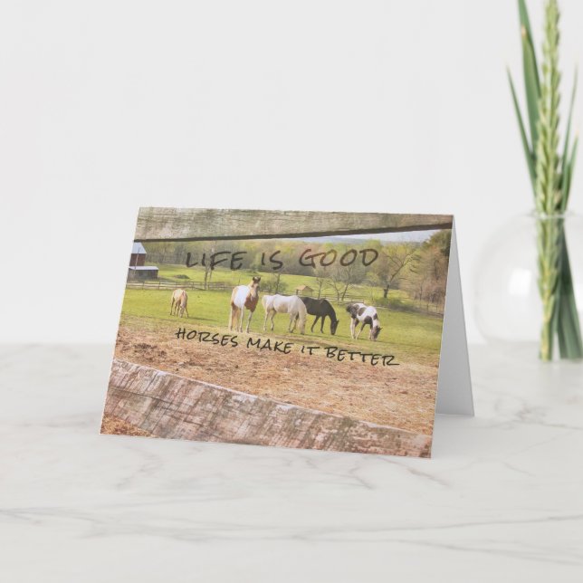 Remerciements Carte de voeux PASTURE AMIS (Devant)