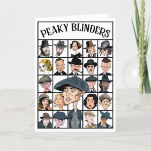 Remerciements Carte de voeux Peaky Blinders