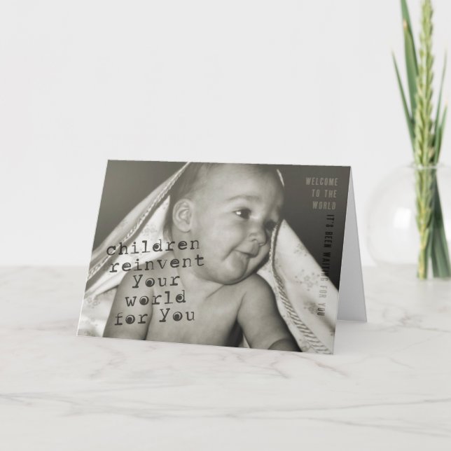 Remerciements Carte de voeux PEEK-A-BOO (Devant)