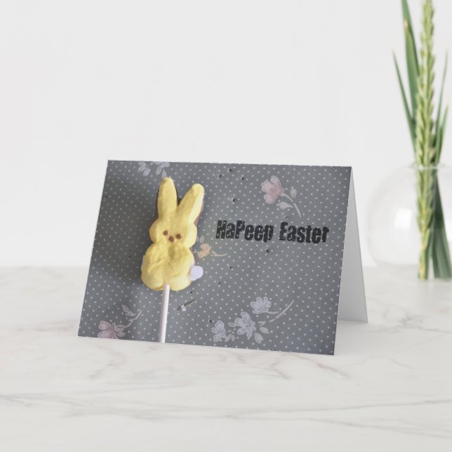 Remerciements Carte de voeux PEEPS BULLETIN (Devant)