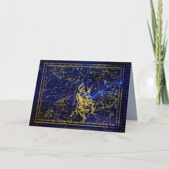 Remerciements carte de voeux perseus constellation (Devant)
