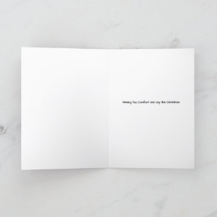 Remerciements Carte de voeux Poem - Noël