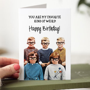 Remerciements Carte de voeux pour Anniversaire de enfant Humour 