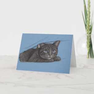 Remerciements Carte de vœux pour chaton
