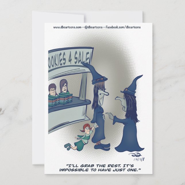 Remerciements Carte de voeux pour fille scout (Devant)