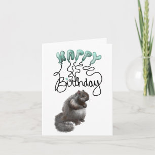 Remerciements Carte de vœux pour l'anniversaire avec ballons pou