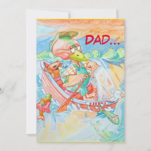 Remerciements Carte de voeux pour l'anniversaire de papa. 