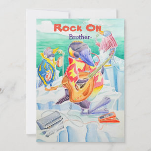 Remerciements Carte de voeux pour l'anniversaire des frères.