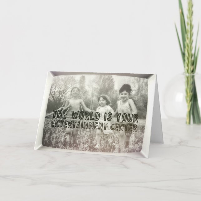 Remerciements Carte de voeux pour l'été (Devant)