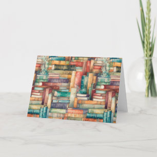 Remerciements Carte de voeux pour livres Whimsical