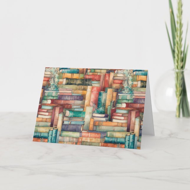 Remerciements Carte de voeux pour livres Whimsical (Devant)