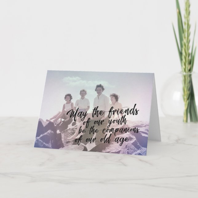 Remerciements Carte de voeux pour vos amis (Devant)
