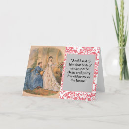 Remerciements Carte de voeux "propre et joli"